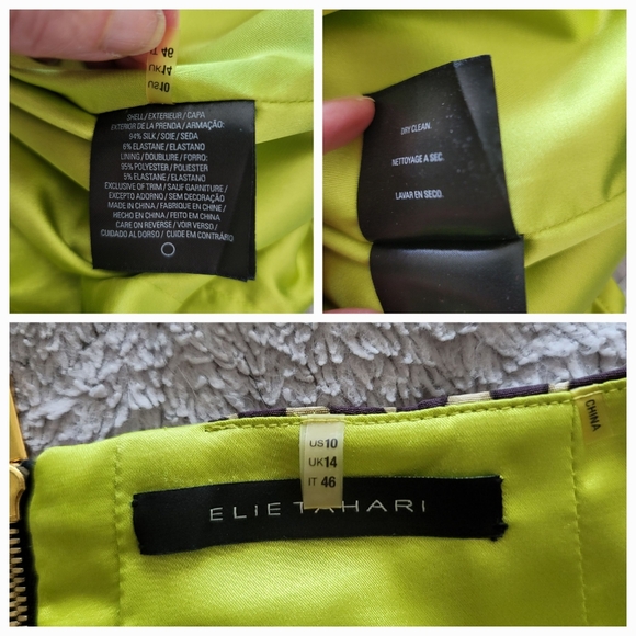 Elie Tahari Silk Skirt - 10 - Picture 8 of 8